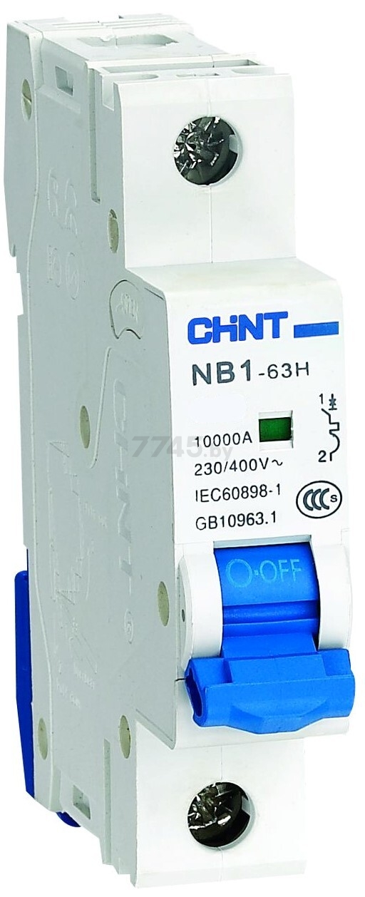Автоматический выключатель CHINT NB1-63H 1P 16A C 10кА (179784)